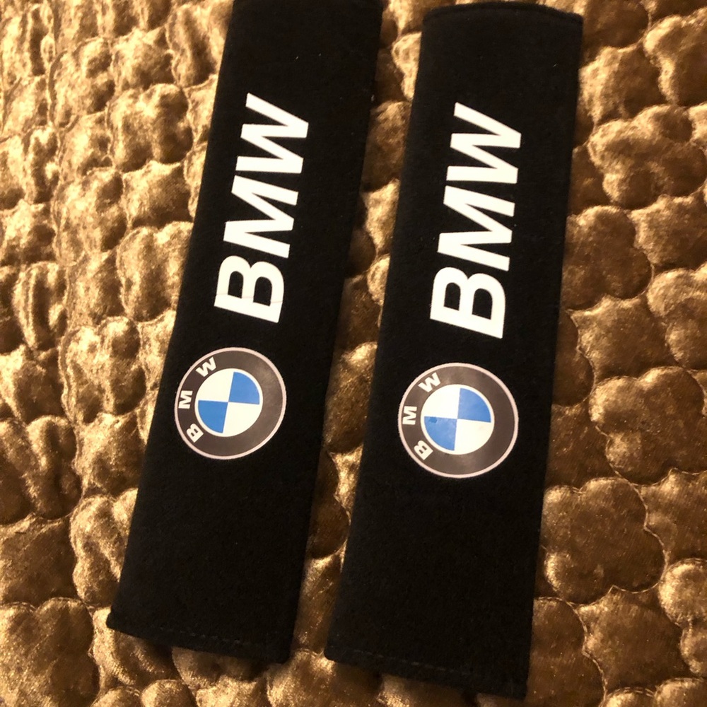 BMW Seat Belt Covers (set 2) New without tags
